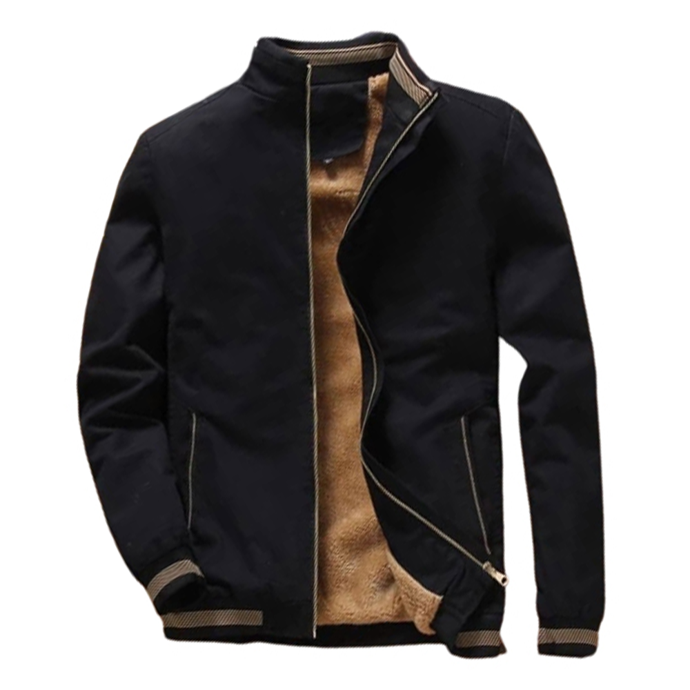 Micro Winter Jacket For Men - Black - J-60