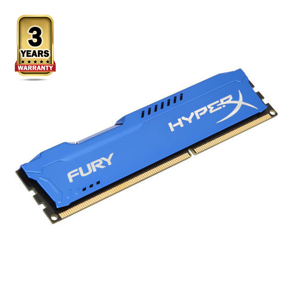 HyperX Fury DDR3 CL10 DIMM RAM - 8GB