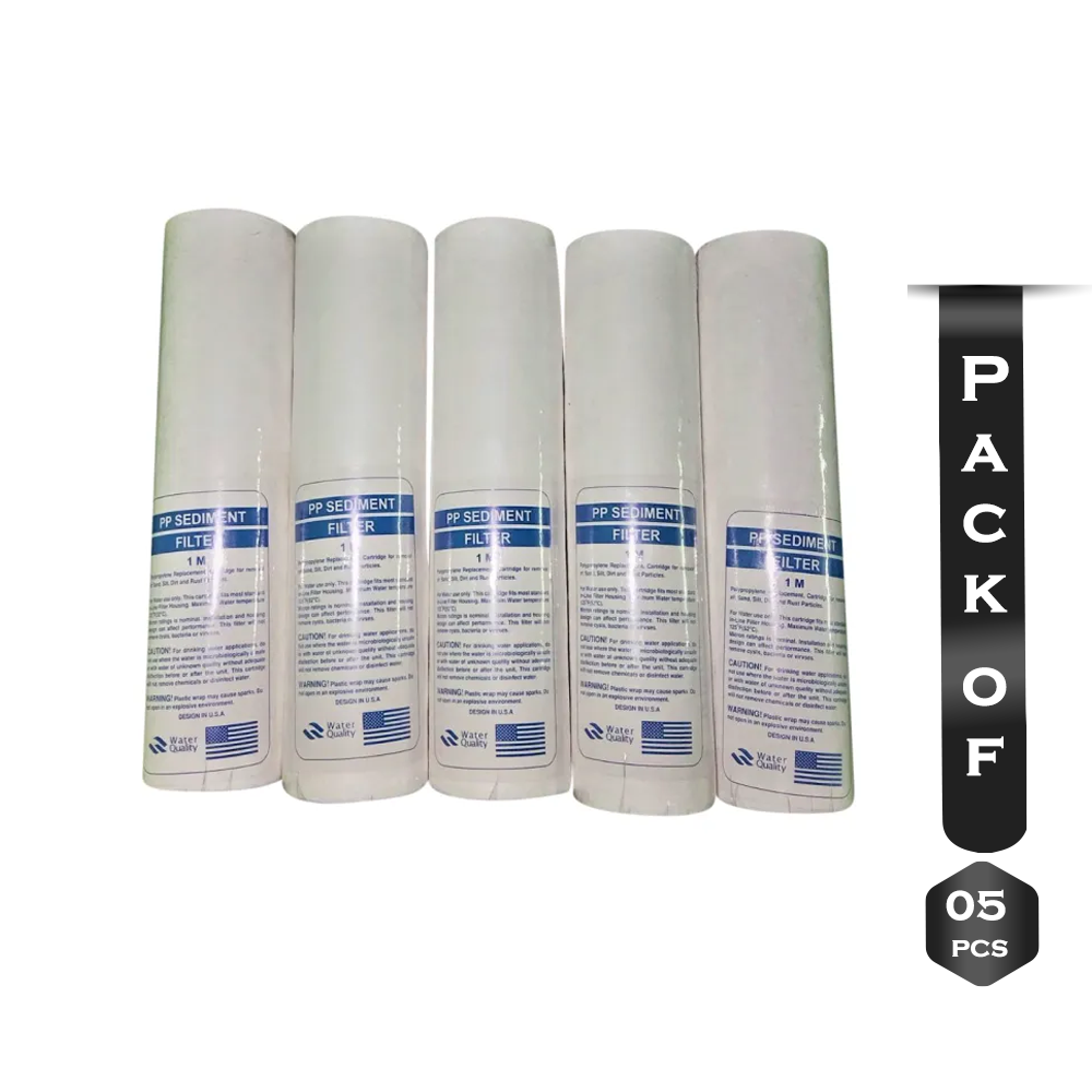 Pack of 5 Pcs Sediment PP Filter