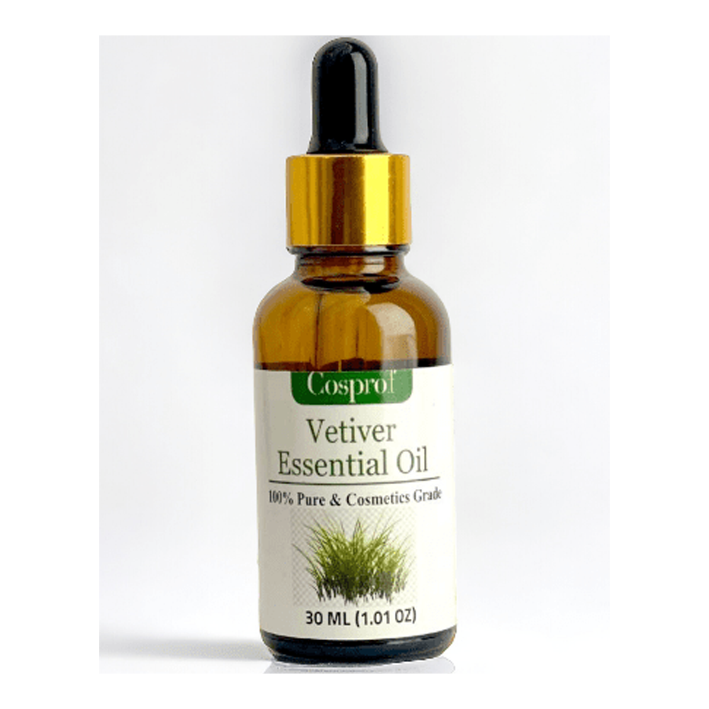 Cosprof Vetiver Essential Oil With Dropper - 30ml 