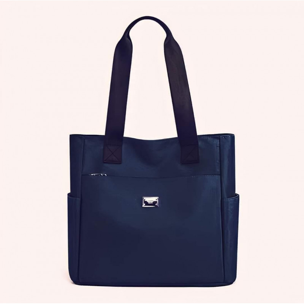 Nylon Shoulder Bag - Blue - 627