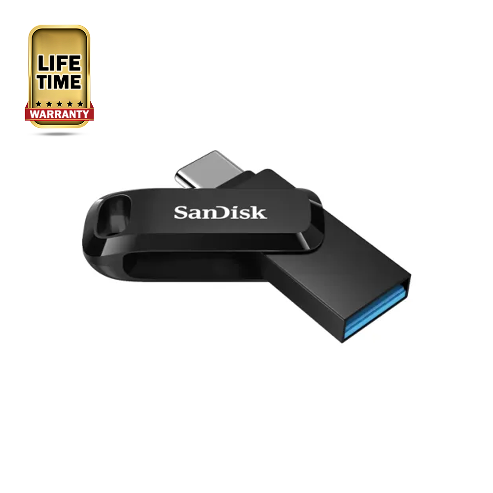SanDisk Ultra Dual Drive Go USB Type-C Pen Drive - 64GB - Black