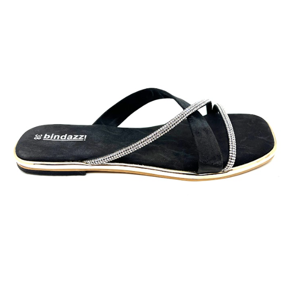 PU Leather Sandal for Women - Black - BW10347