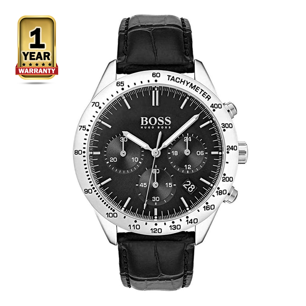 Hugo Boss 1513579 Stainless Steel Quartz Wristwatch For Men - Black