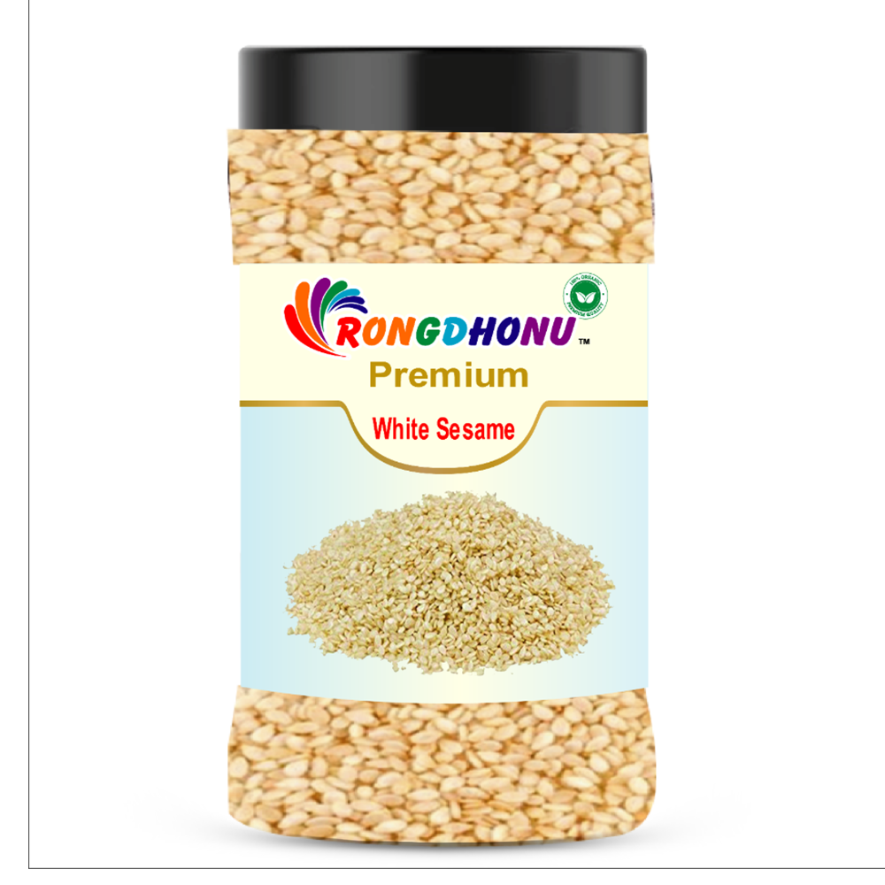 Rongdhonu White Sesame (Shada Til) - 100gm