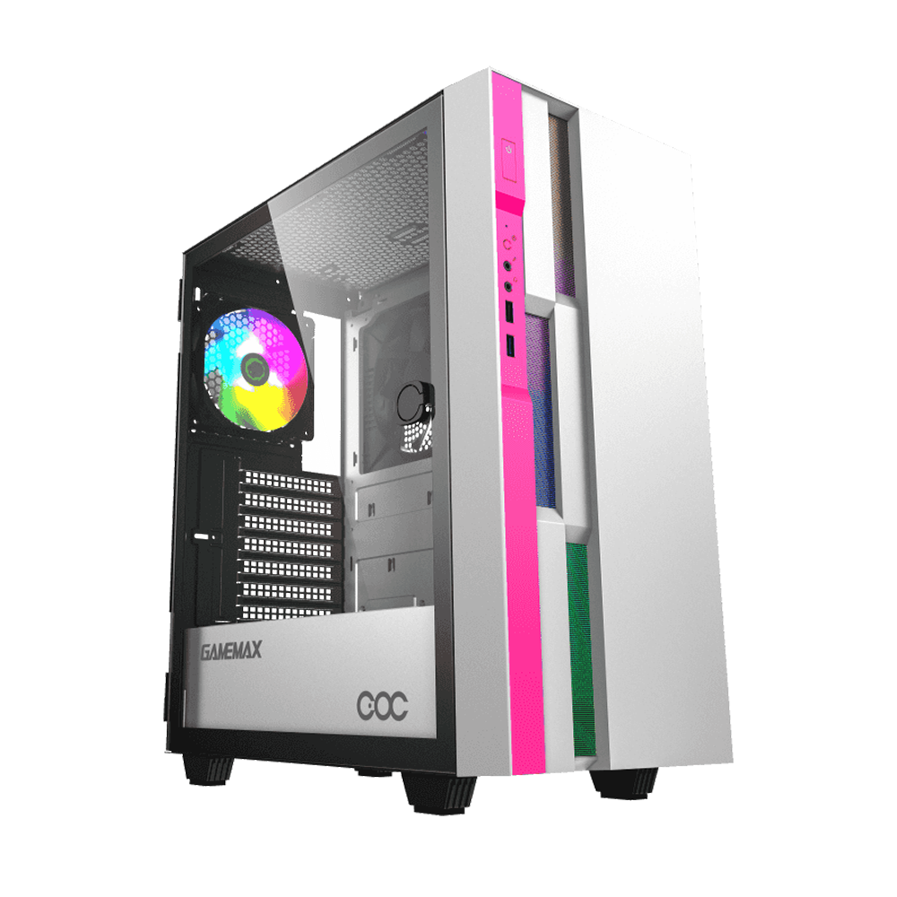 GameMax Brufen C3 3609 ATX Tower Gamming Case With 1Pcs ARGB & 1Pcs Coc ...