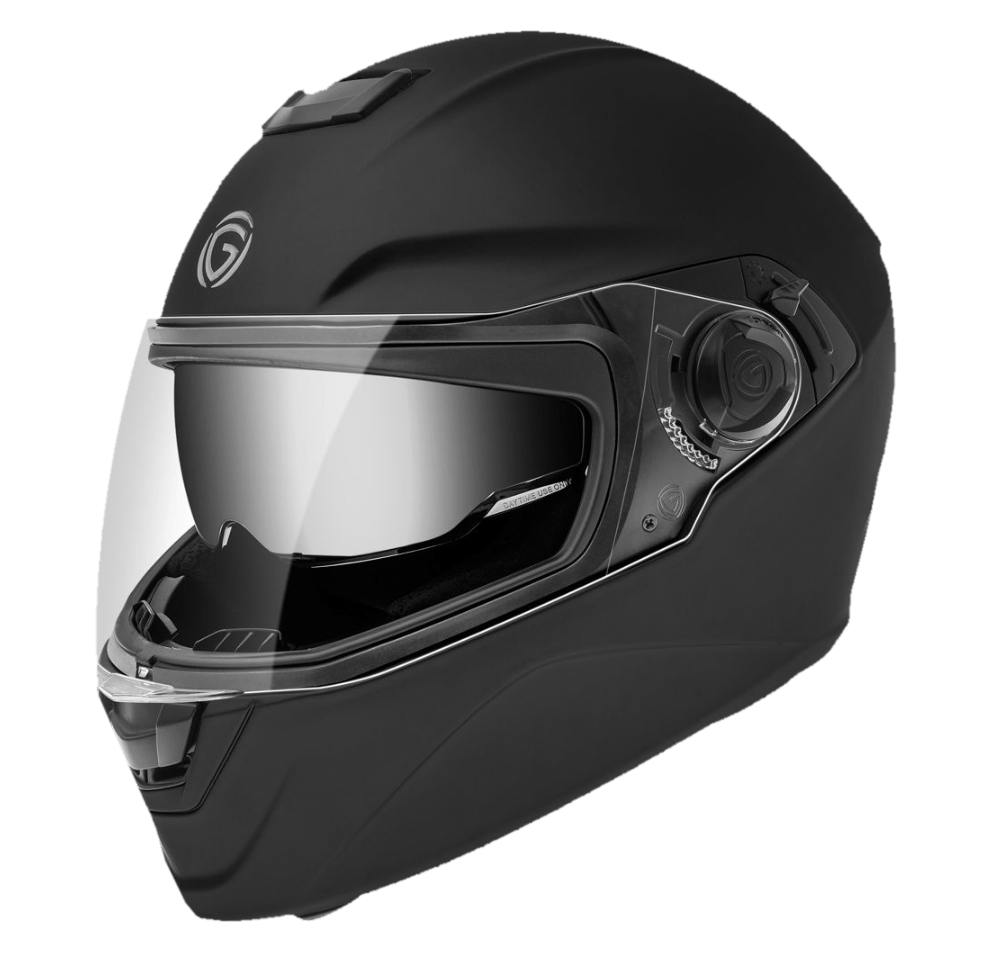 Gilders Full Face Bike Helmet - Black