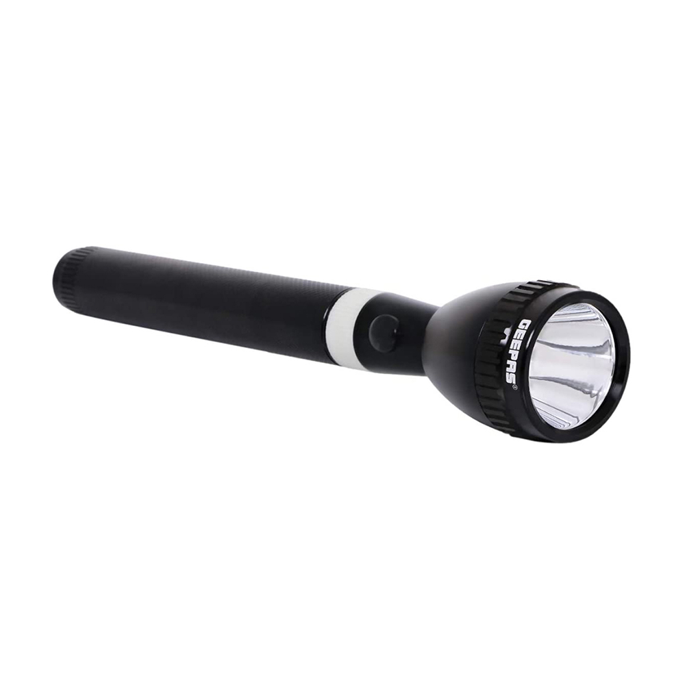 Geepas GFL3827 Rechargeable Torch Light Black