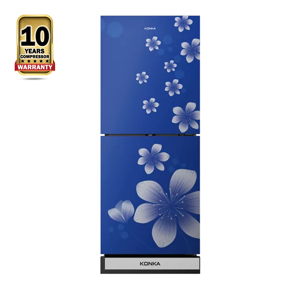 KONKA KRT-200GB-Blue Refrigerator - 200 Liter - Blue Delphinium
