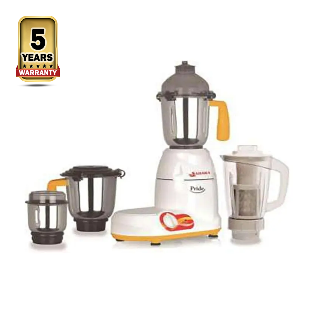 Sahara Pride 4 In 1 Mixer Grinder and Blender - 750W - White