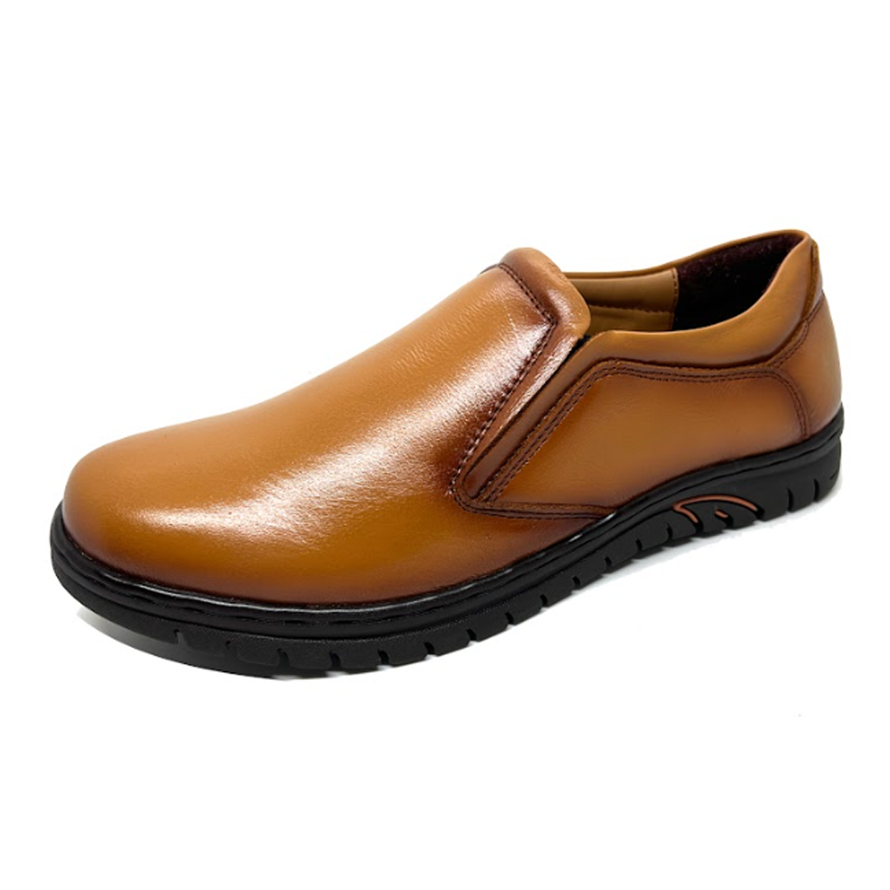 Leather Casual Shoes for Men - Brown - BW20485