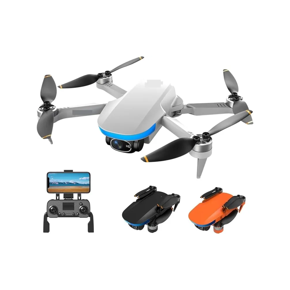 S6S GPS 4K Professional Dual HD EIS Camera Light Flow Brushless Folding RC Drone - Multicolor