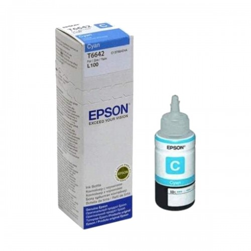 Epson C13T6642 Ink Bottle -Cyan  