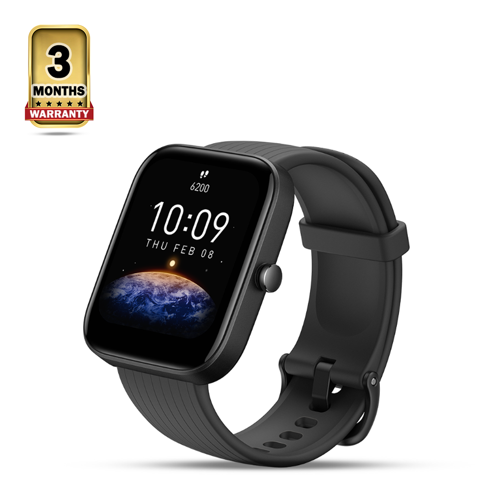 Amazfit BIP 3 Smart Watch Global Version - Black