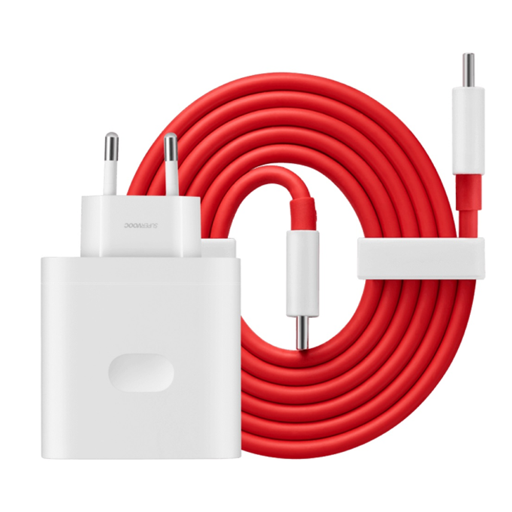 Oneplus 160W Supervooc Fast Charger Power Adapter With Type C Cable - White