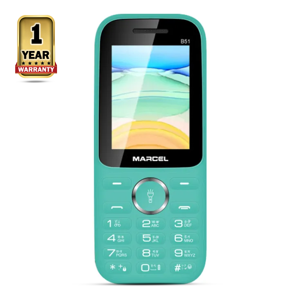 Marcel Axino B51 Dual Sim Feature Phone - Sky Blue