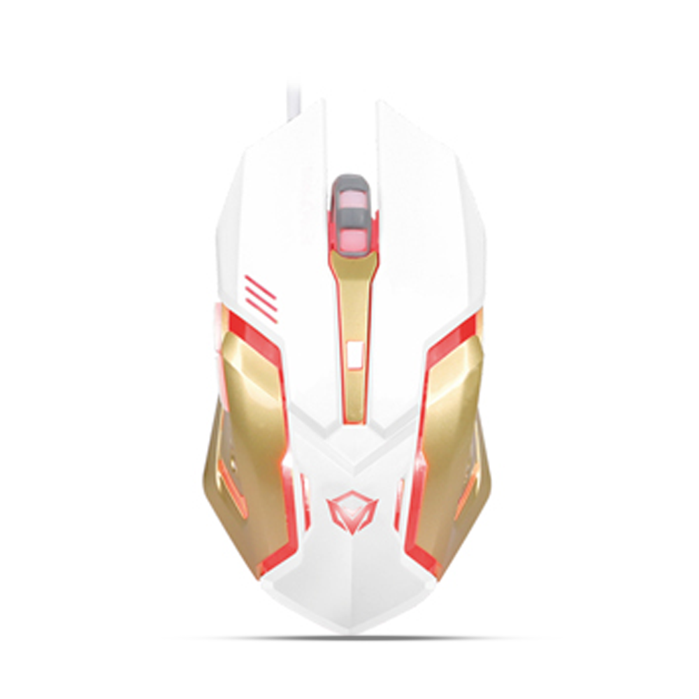 Meetion MT-M915 USB Wired Backlit Gaming Mouse - White