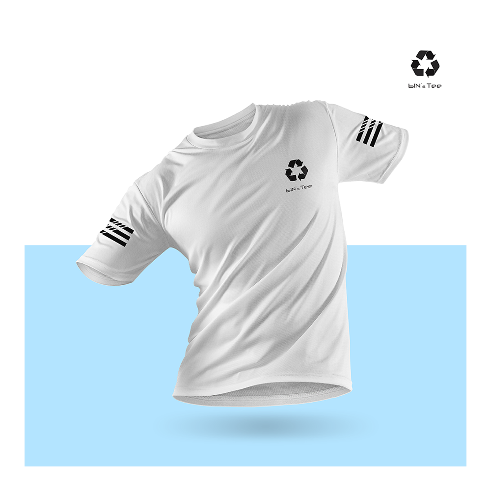 PP Jersey Half Sleeve T-shirt for Men - White - bIN's-05