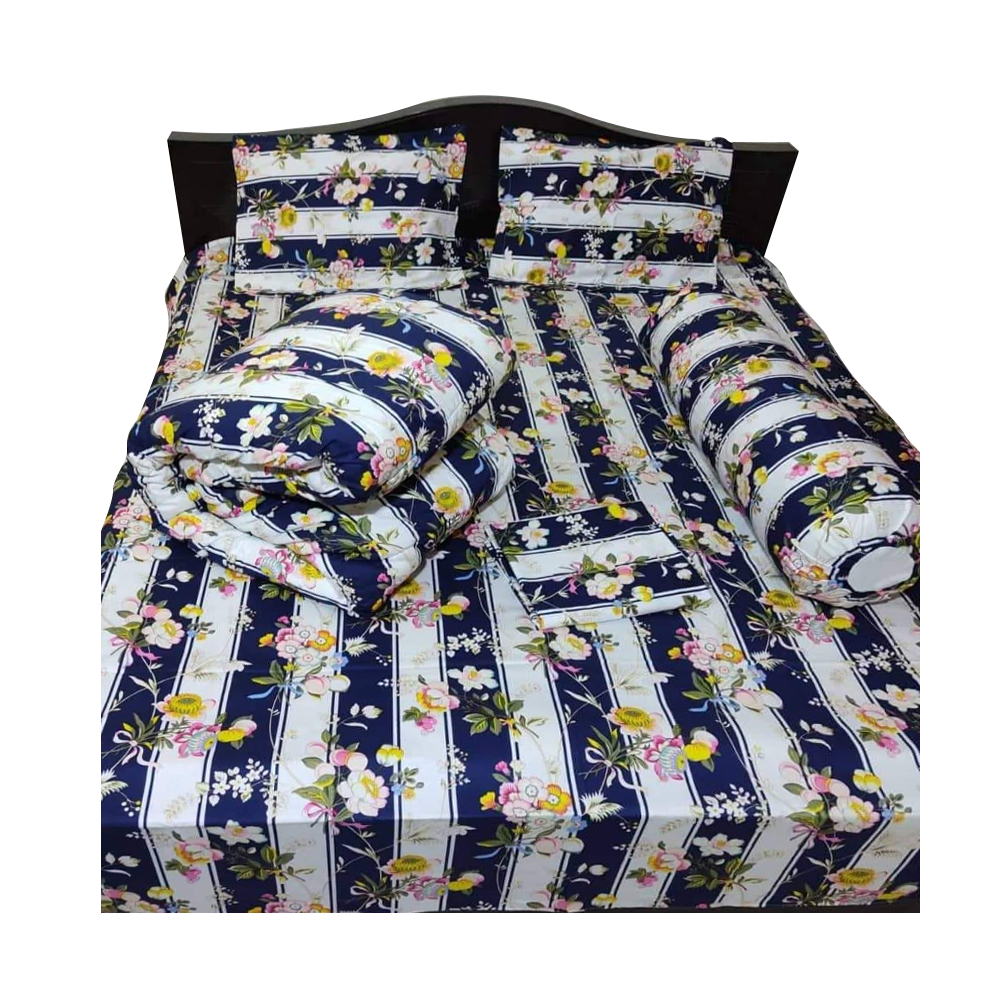 Fashionable Twill Comforter Set Five In One - CFS-05 - Multicolor