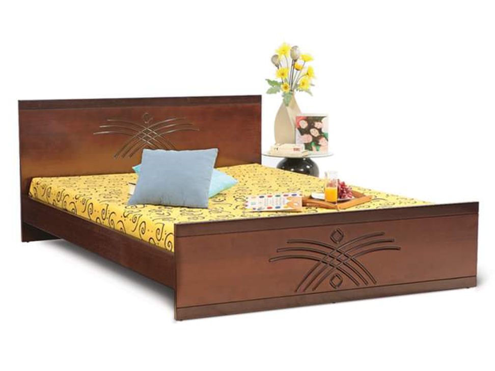 Malaysian Process Wood Bed - Coffee - BD01