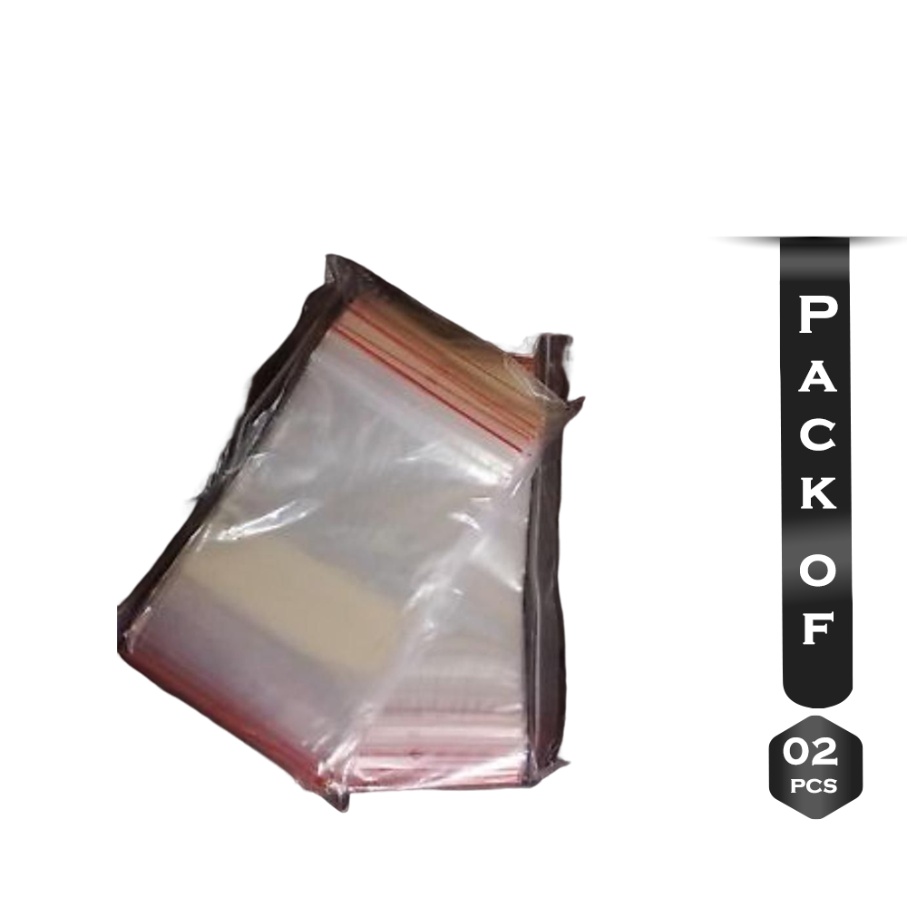 Pack Of 2 Zip Lock Plastic Packet - 2/3 Inch - SA000CRFT093