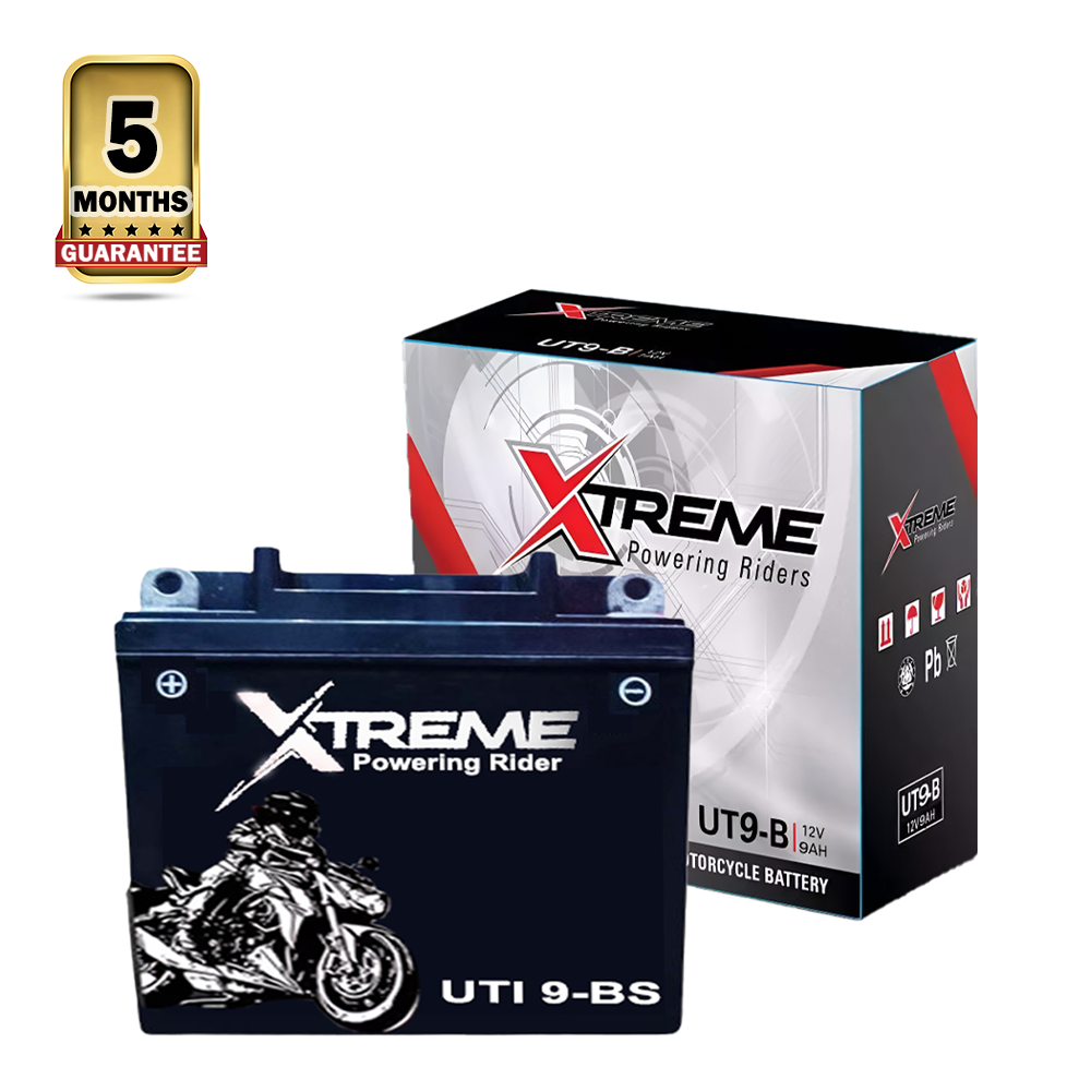 Xtreme 12 Volt Uti 9 BS Motorcycle Battery