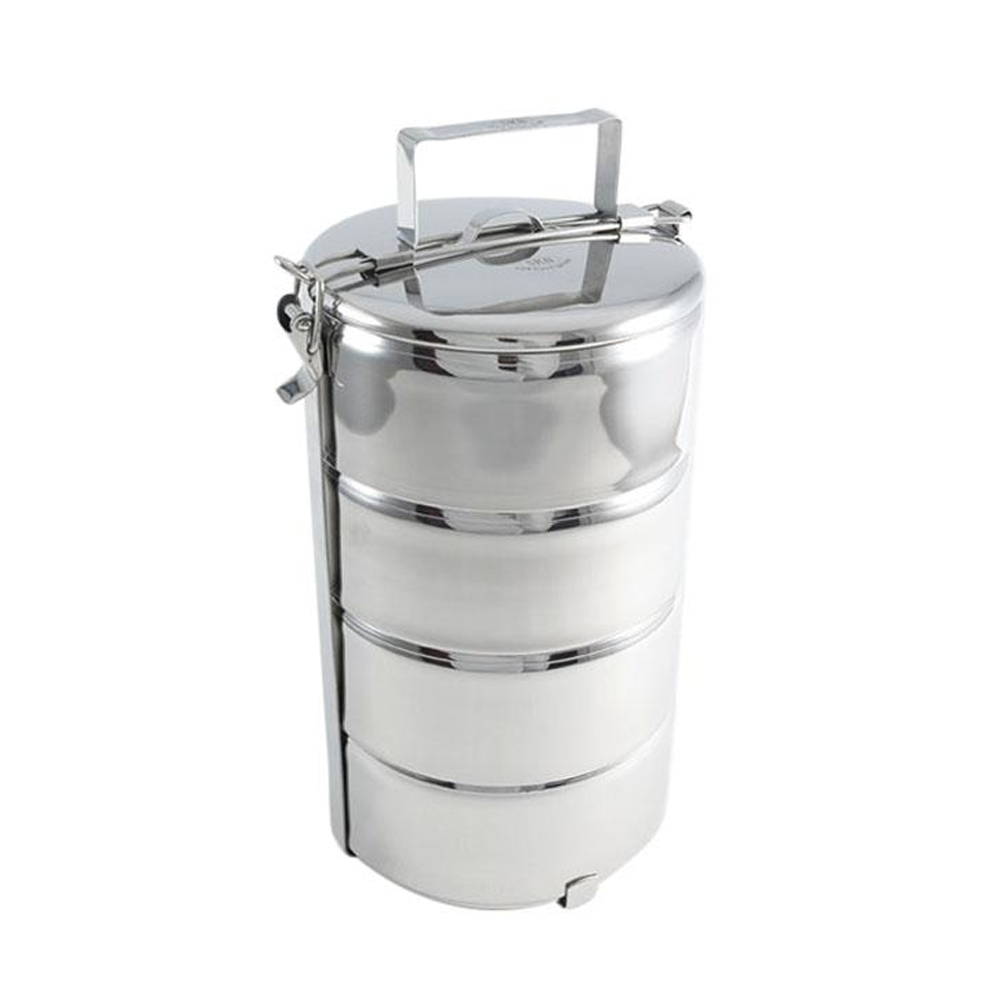 Stainless Steel Tiffin Carrier - Silver