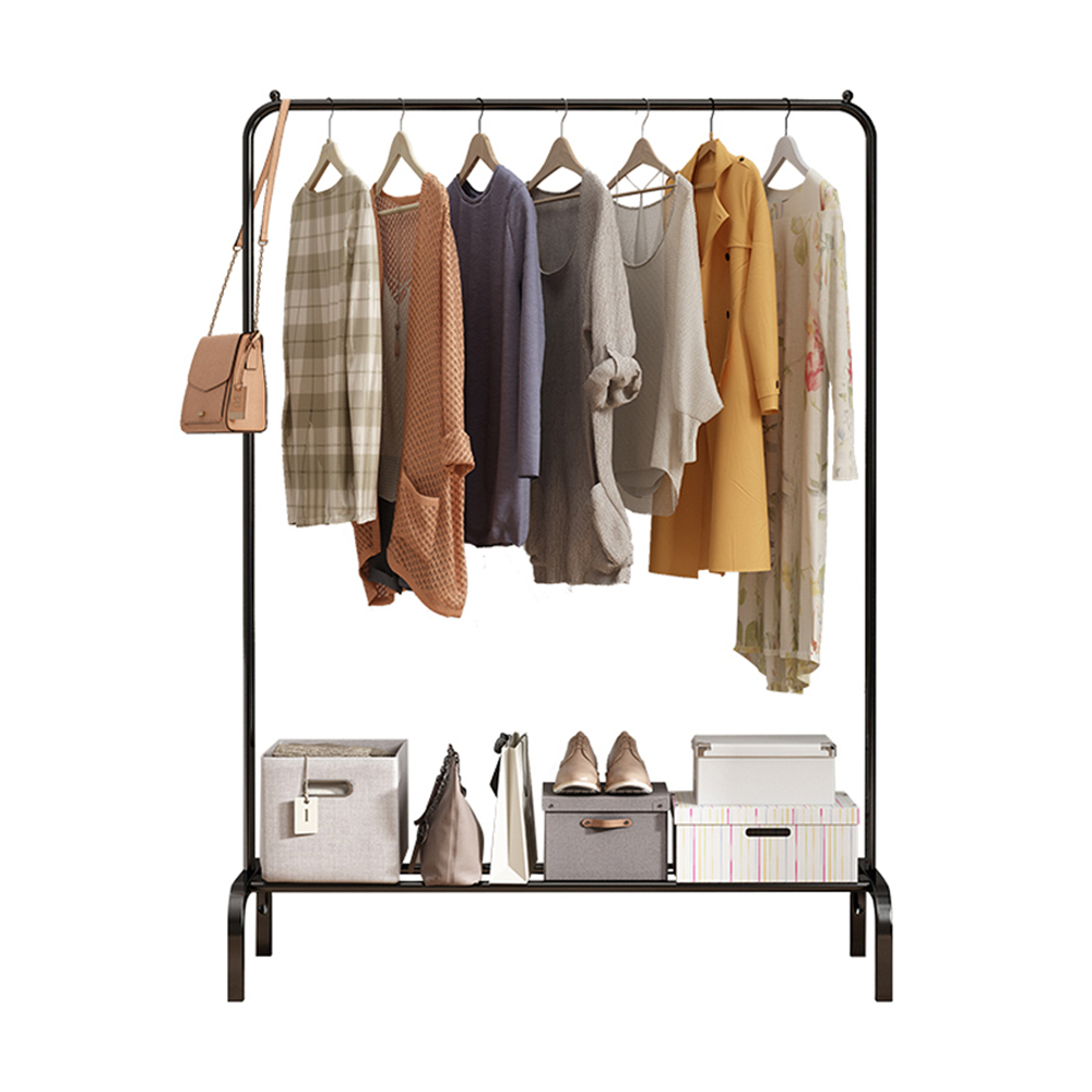 Indoor Floor Single Pole Type Drying Rack Standing Hanger