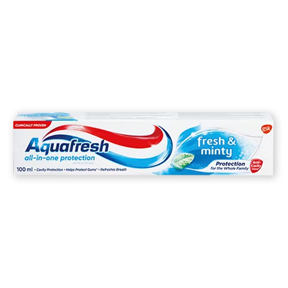 Aquafresh All-in-One Protection Fresh and Minty Toothpaste - 100gm - CN-323
