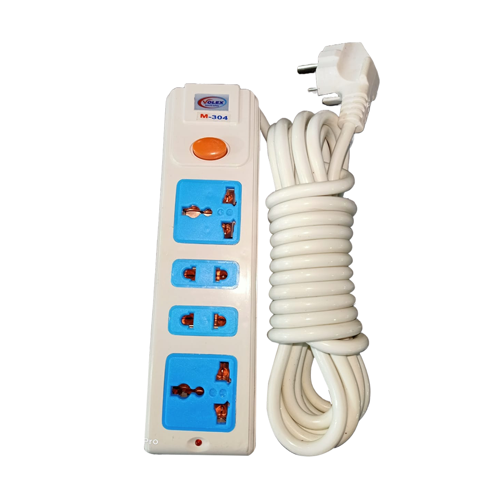 Victor M-304 4 points Multiplug 5 Mtr - White
