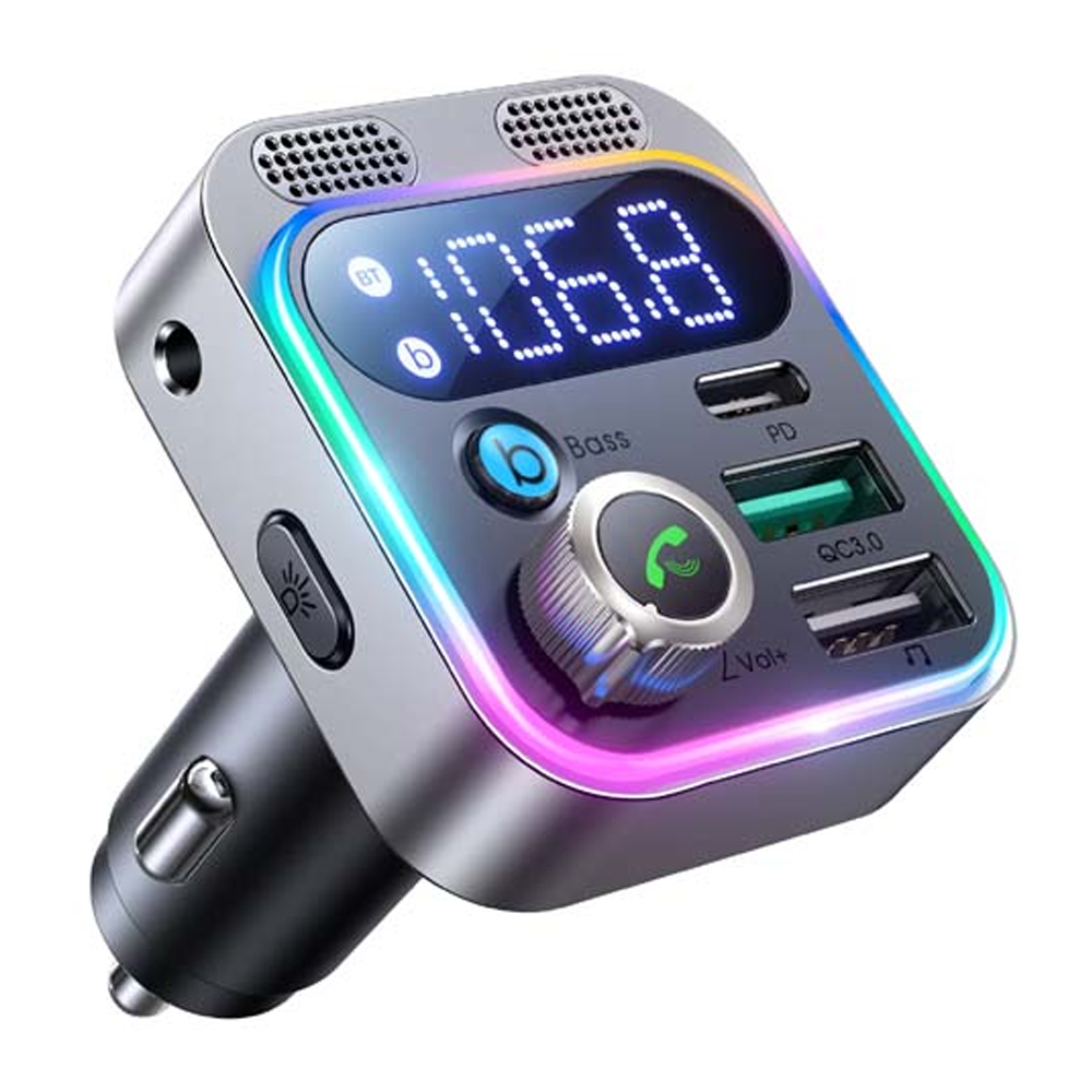 JOYROOM JR-CL16 48W Car Charger MP3 Bluetooth Transmitter
