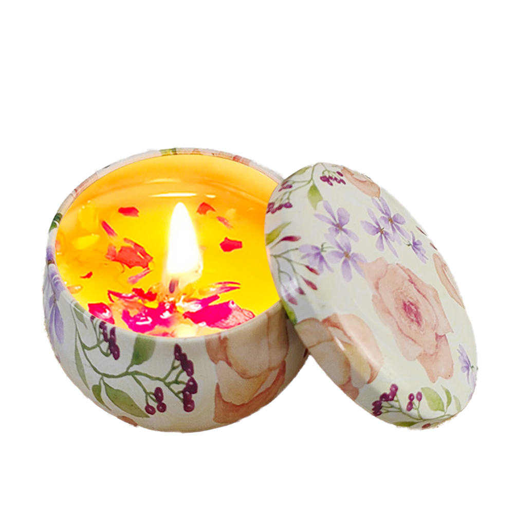 Vintage Jar Floral Scented Candle - Chamomile