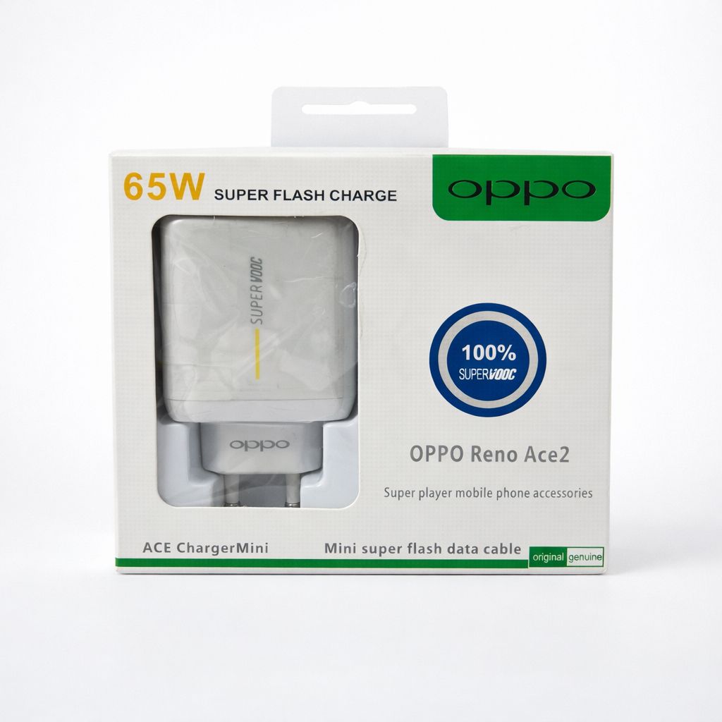 Oppo 65W Supervooc Fast Charger Power Adapter  White
