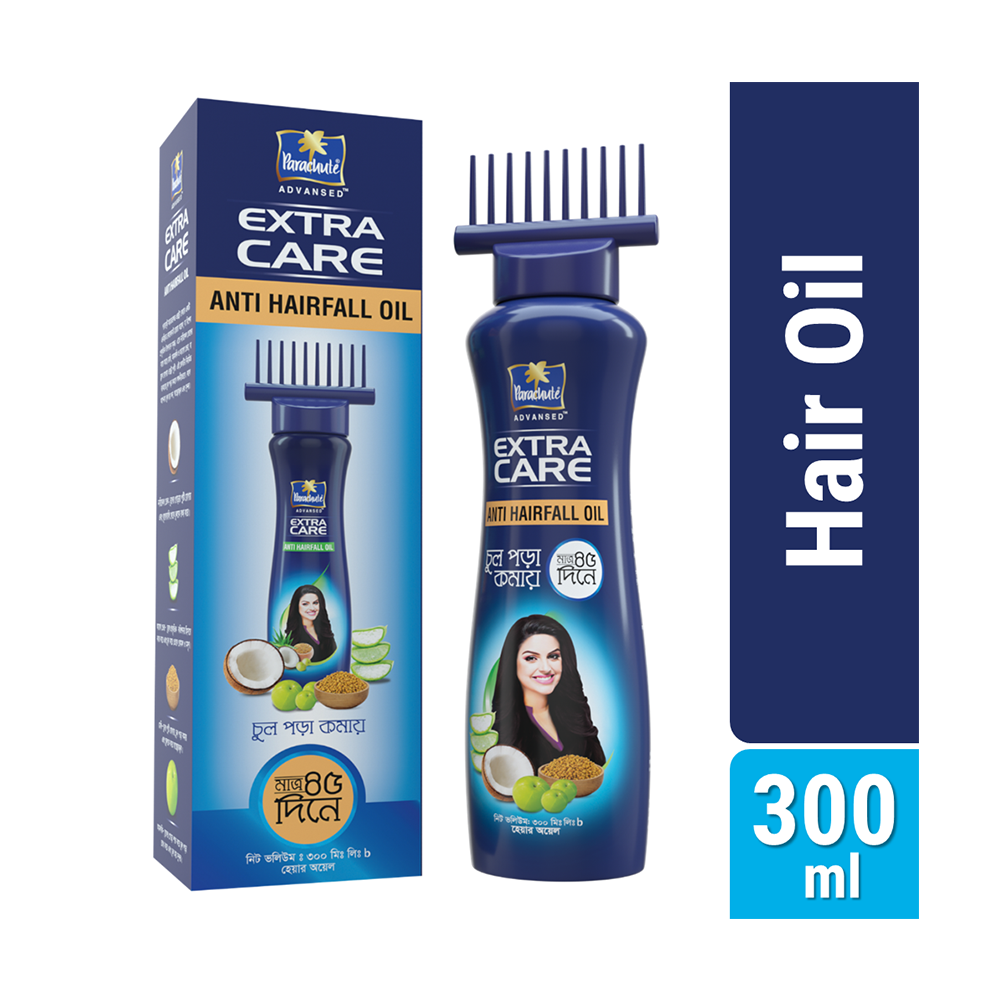 Parachute Advansed Extra Care Anti Hairfall Oil With Root Applier - 300ml - EMB009