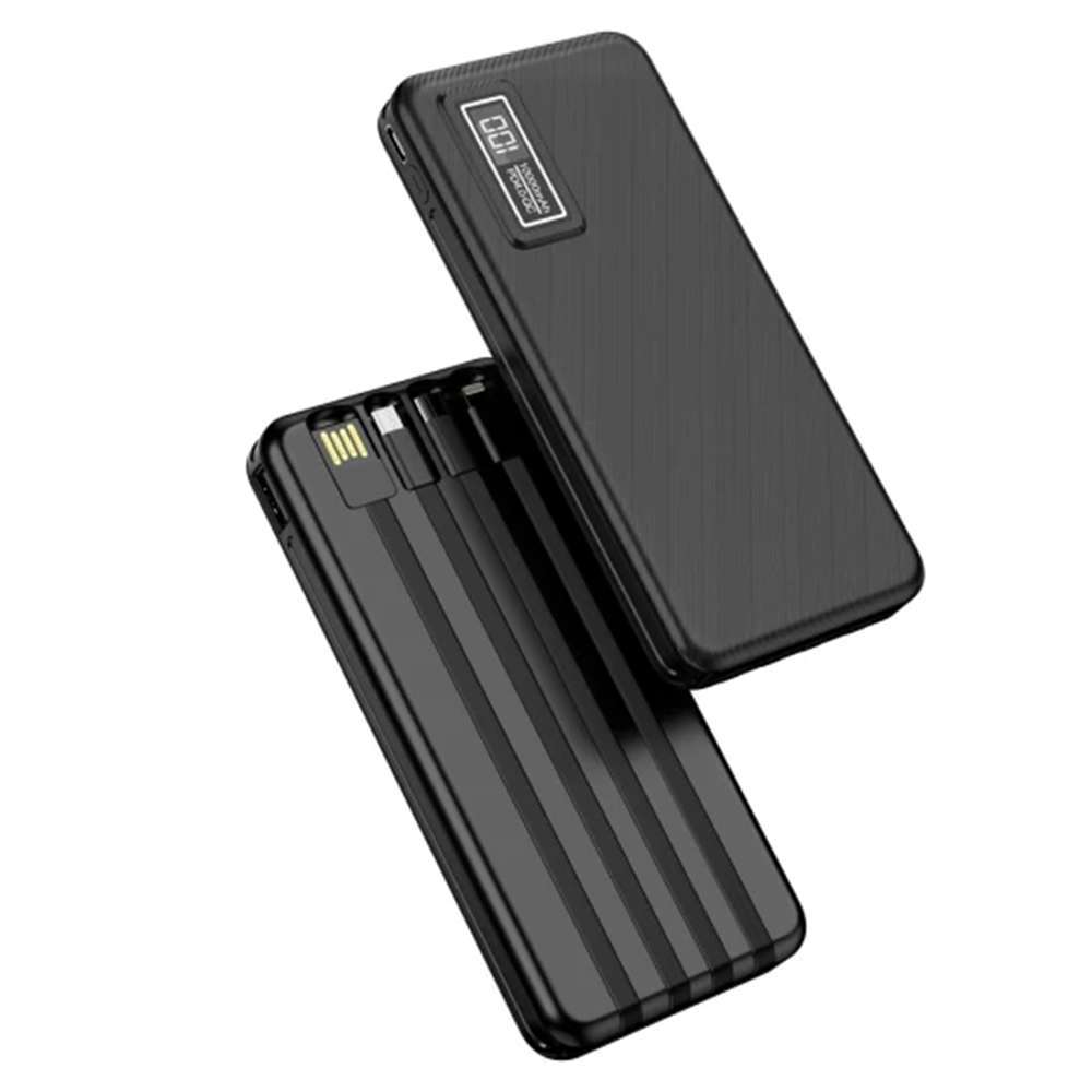 Aspor A300 Fast Charger Power Bank - 10000mAh - Black