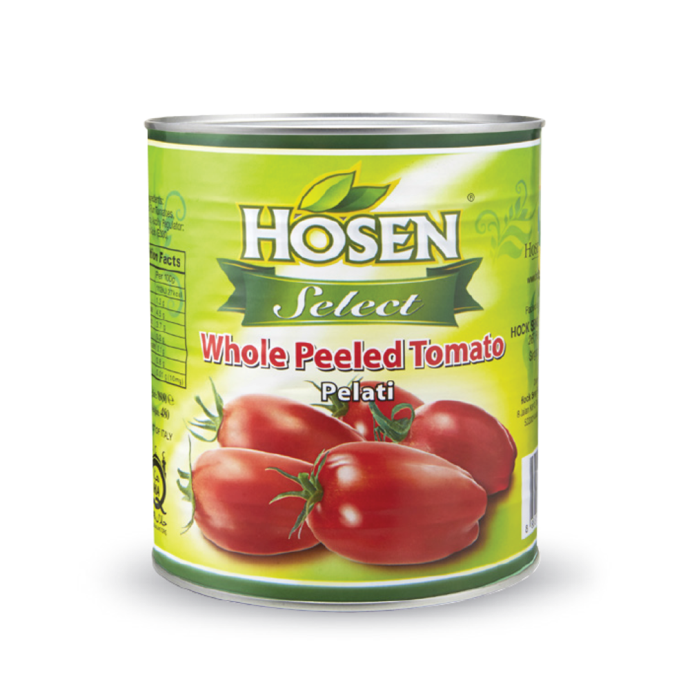 Hosen Select Whole Peeled Tomato Pelati - 400gm