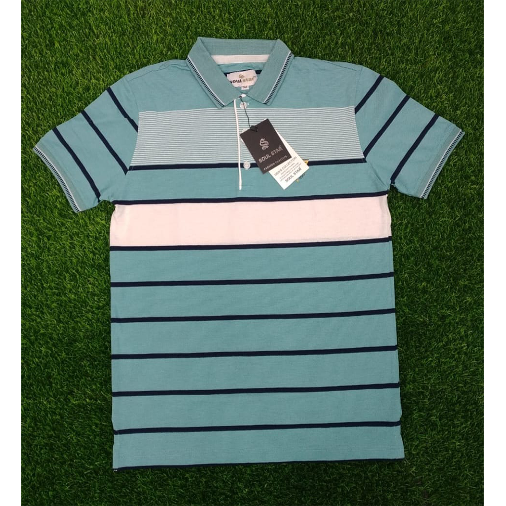 Cotton Polo T-Shirt For Men - Multicolor