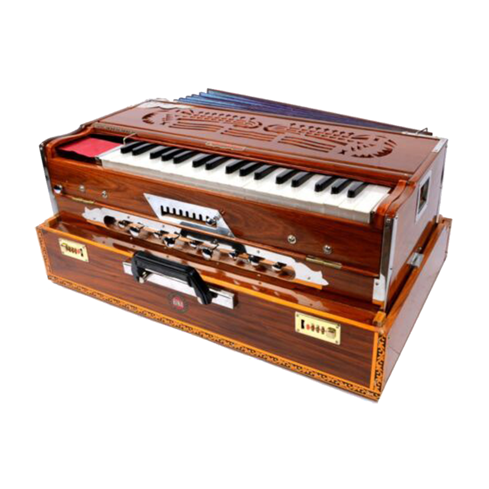 Bina Flute Scale Changer Harmonium - Wooden