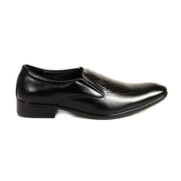 Zays Leather Premium Formal Shoe For Men - Black - SF59