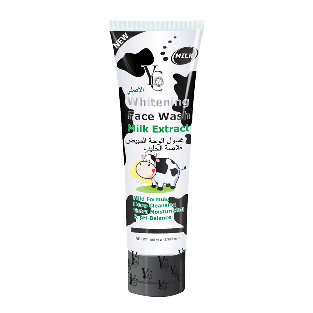 YC Milk Extract Whitening Face Wash - 100ml - CN-108