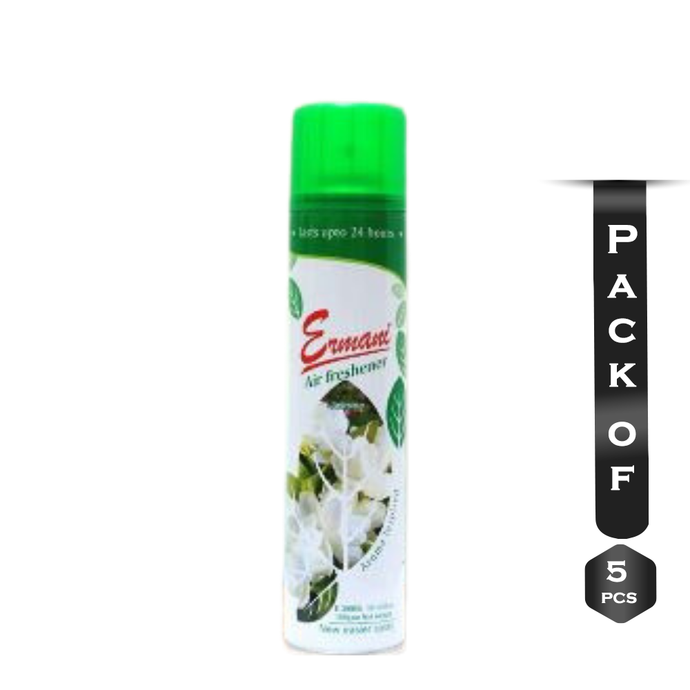 Pack Of 5 Pcs Air Freshener Spray Fresco (Jasmine) - 320ml x 5 Pcs