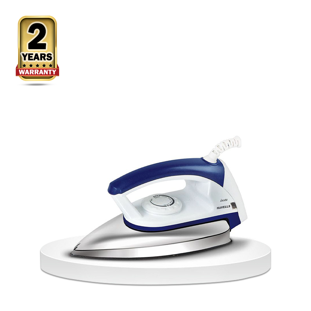 Havells Insta - Dry Iron - 600W - American Heritage Coating - Blue