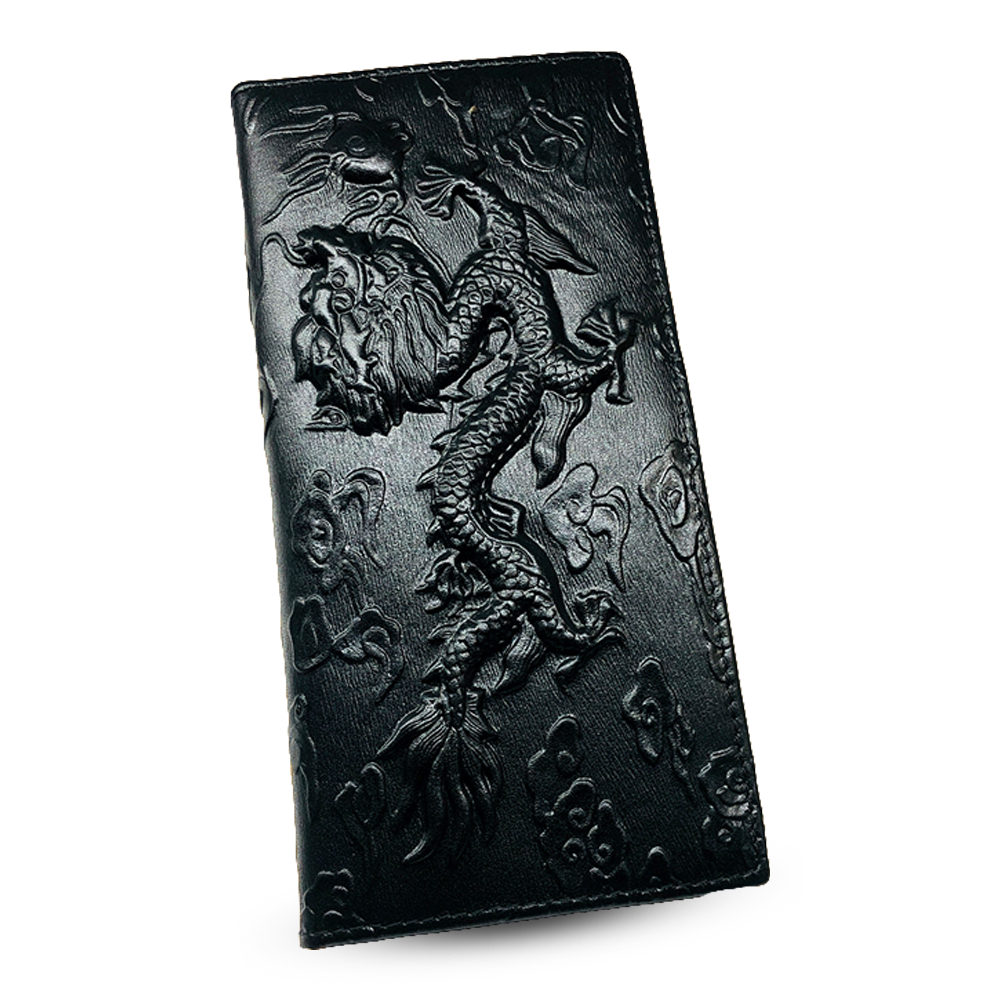 Leather Wallet for Men - Black