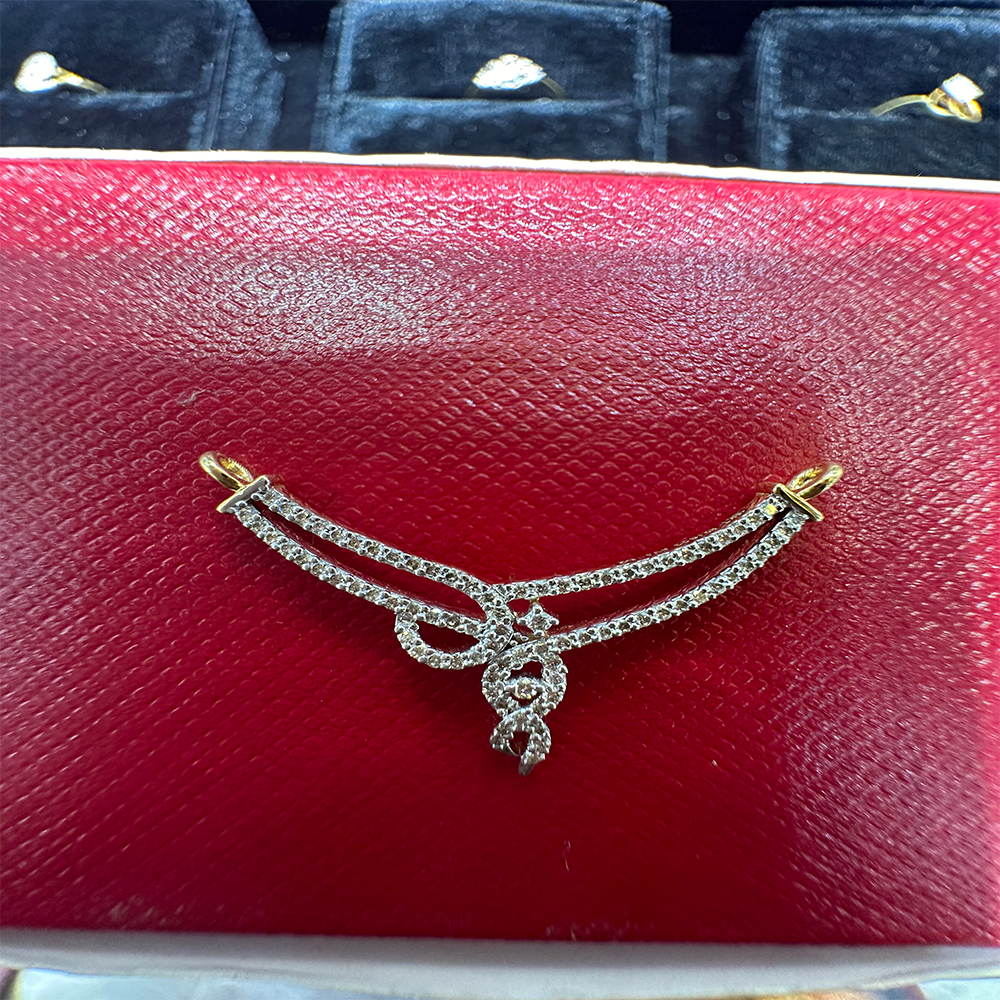 Diamond Necklace For Women - 0.20 Ct - DZ-NK-02255