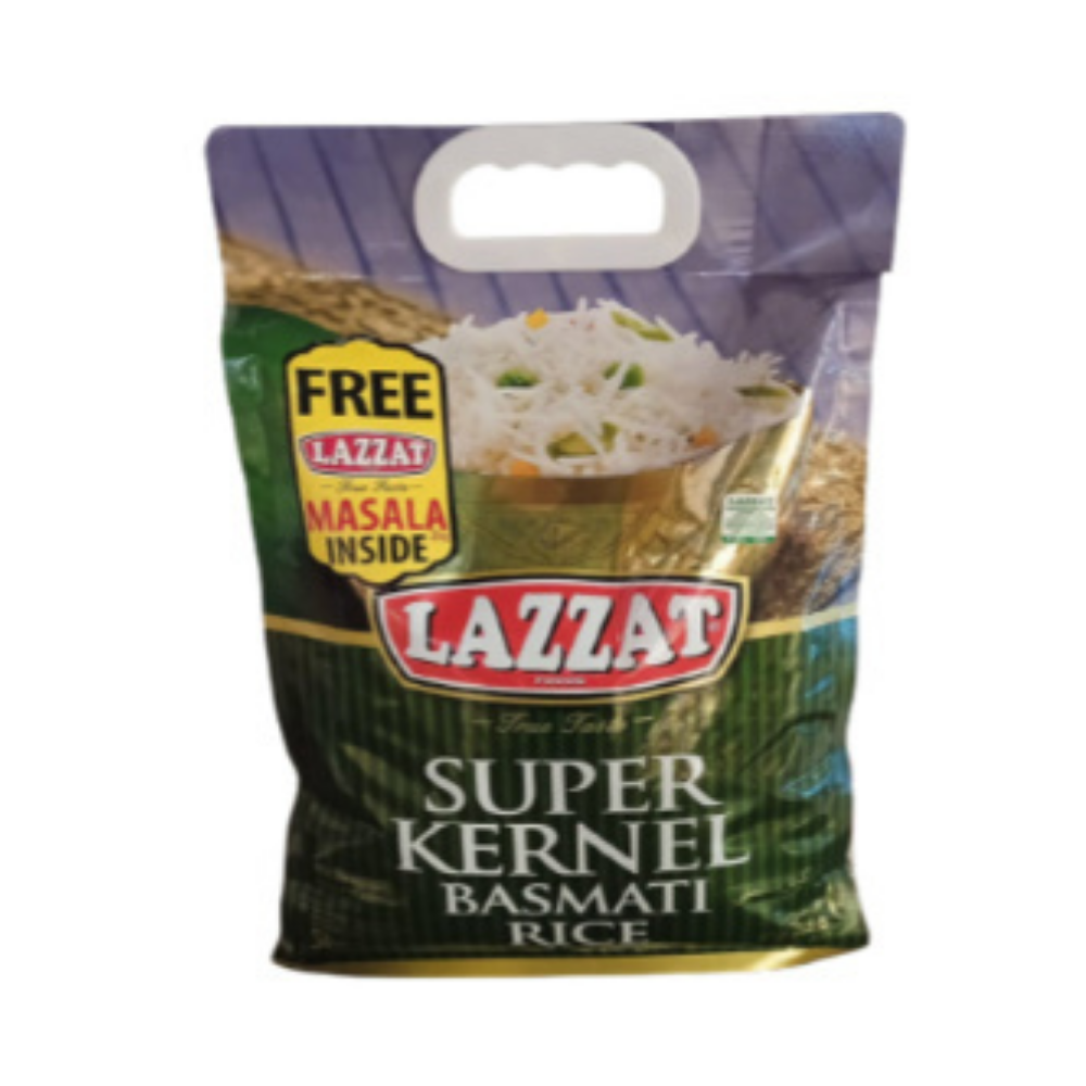 Lazzat Super Kernel Basmati Rice - 5Kg