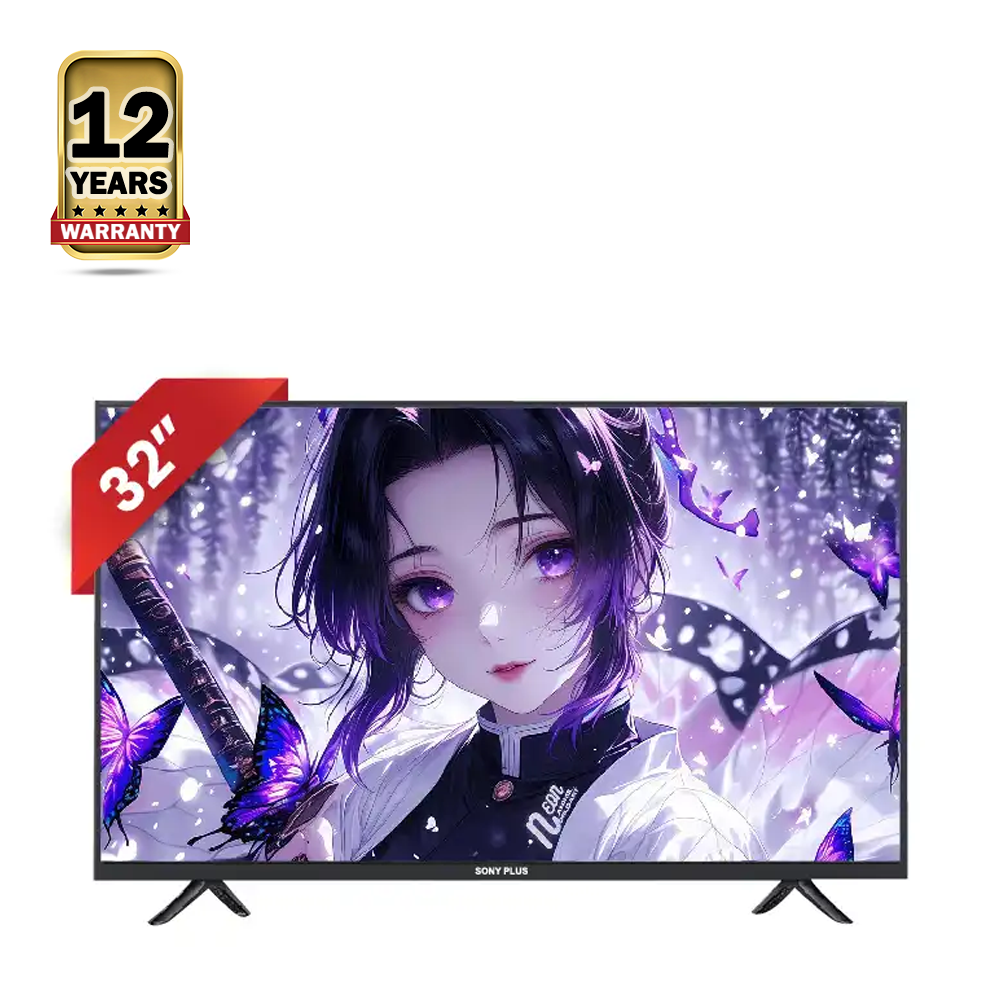 Sony Plus SP32SD Double Glass Smart Android LED TV - 32 Inch