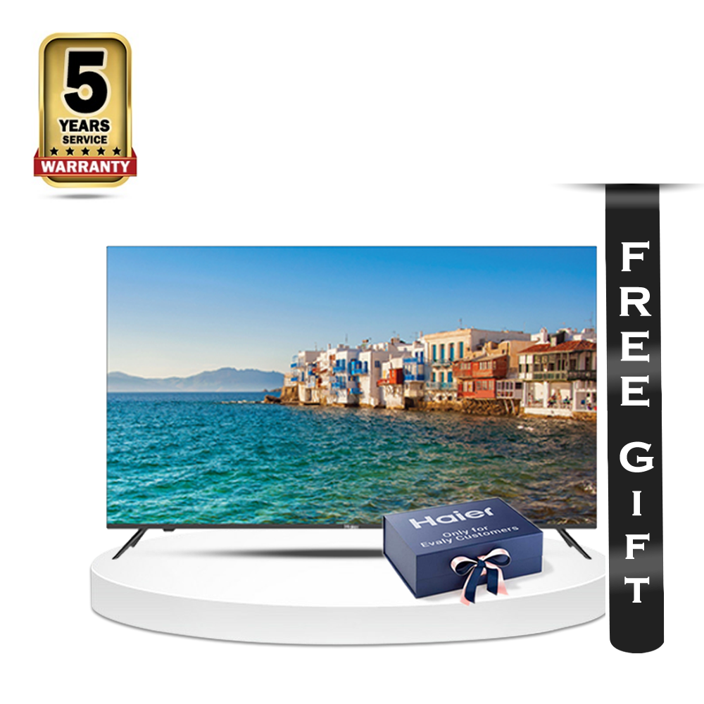 Haier H55K66UG Android LED TV - 55 Inch - Black with Free Gift Box