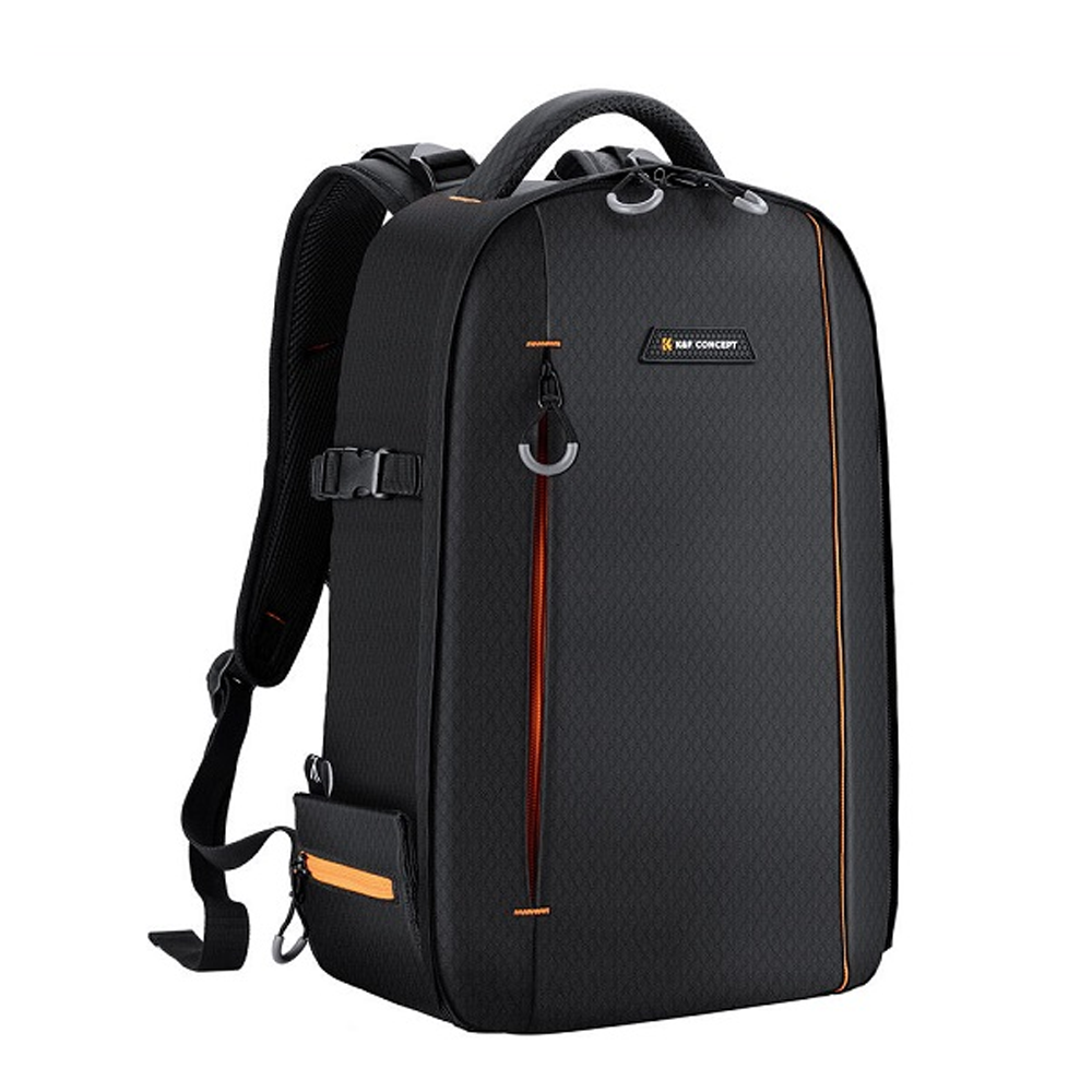 K&F Concept KF13.140 Multifunctional Waterproof Camera Backpack With Laptop Chamber - Black