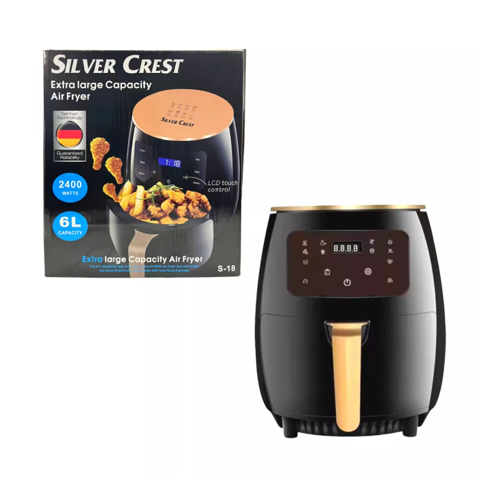 Digital Airfryer Electric Silver Crest Airfryer Oven 5L 12litres ...