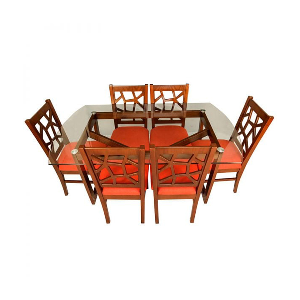 ZNE ZN-DNT-001 OAK Meridian Dinning Table - 6 Seater - Antique